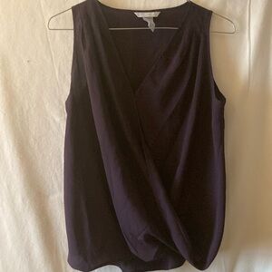 Elegant Purple Sleeveless Top